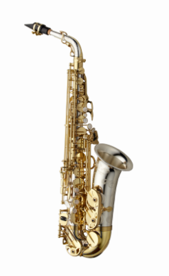 Yanagisawa - Alto Saxophone WO Series - Elite Model Sterling Silver (Brass Bow) - Clear-Lacquer Finish